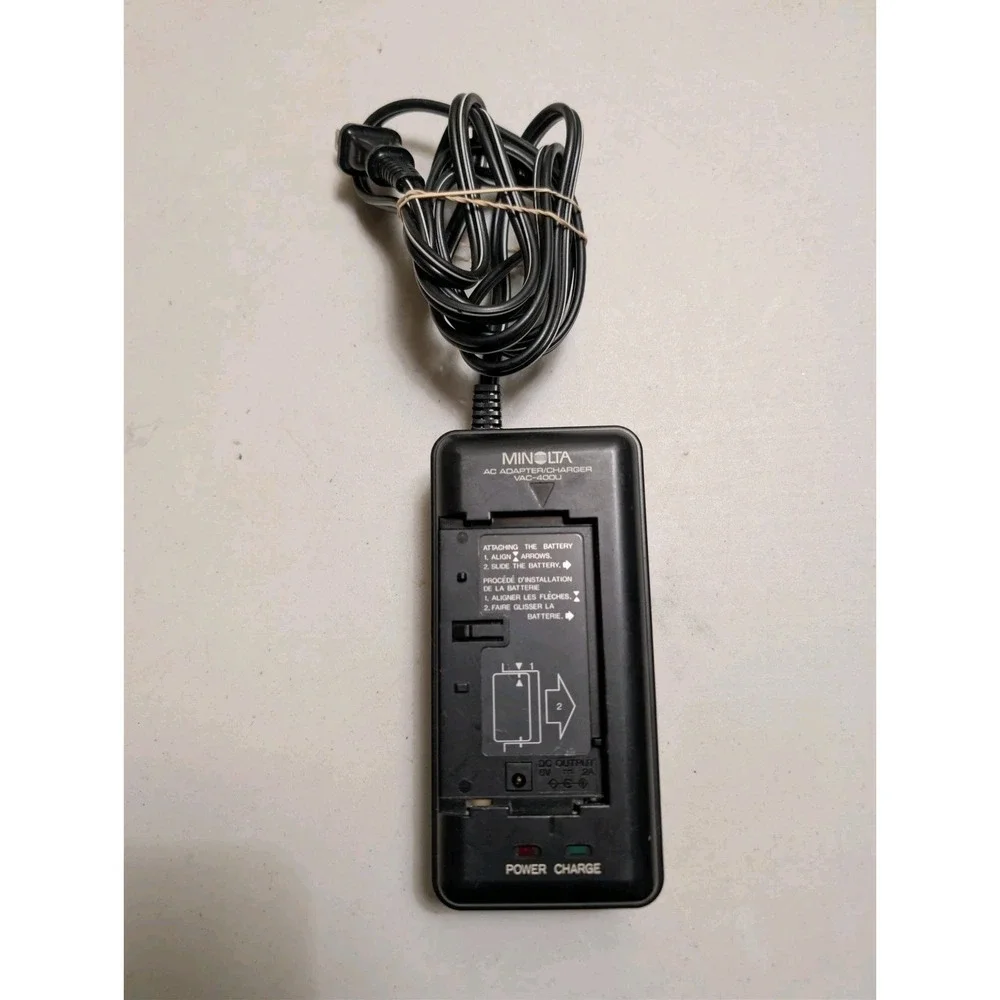 Minolta AC Power Adapter Charger VAC-480U -‎ Video Camera Charger